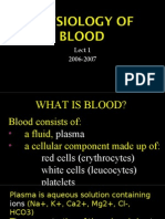Physiology of Blood Lec1