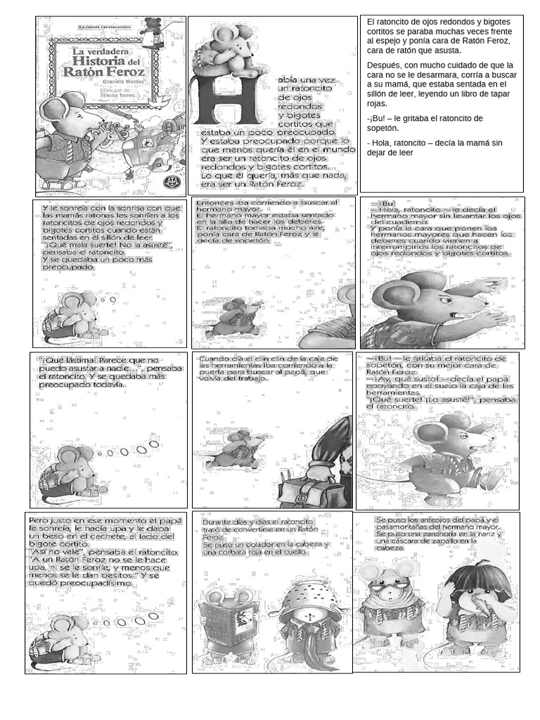 Cuento El Raton Feroz Mini | PDF