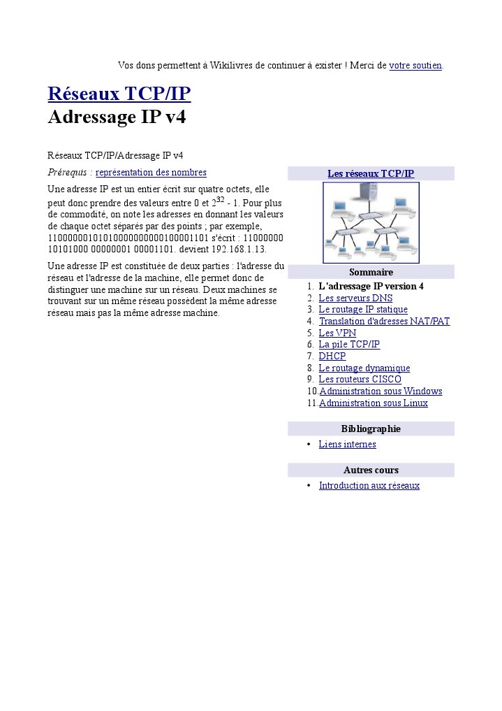 Adressage IP : Concepts et Classes | PDF | Système de noms de domaines ...