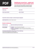 Prostate Cancer Radiotherapy Consent Form | PDF | Urinary Incontinence ...