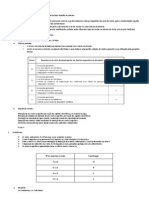 Soluções do primeiro teste