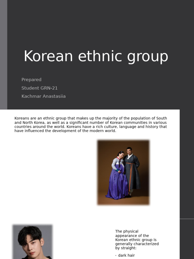 Overview of Korean Ethnic Identity | PDF