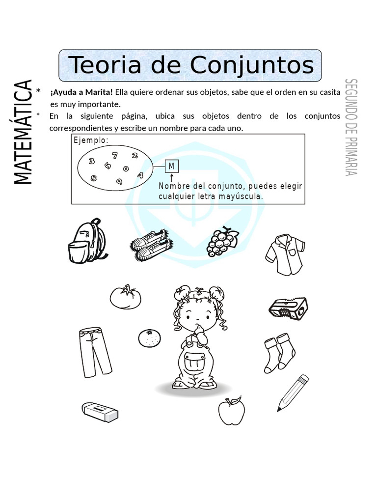 Ejercicios de Conjuntos para Primaria | PDF