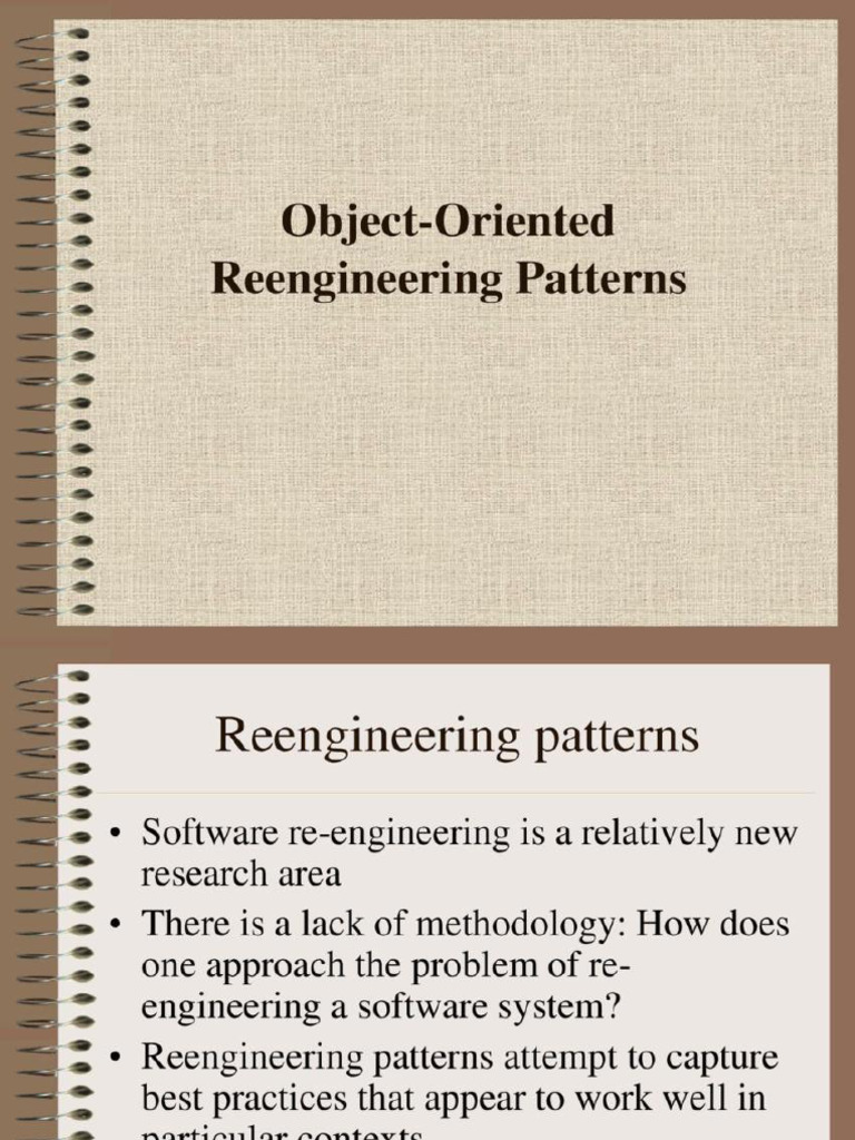 Object-Oriented Reengineering Patterns - 20241205 - 094800 | PDF