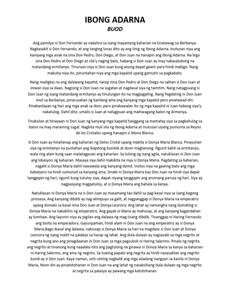 Buod | PDF