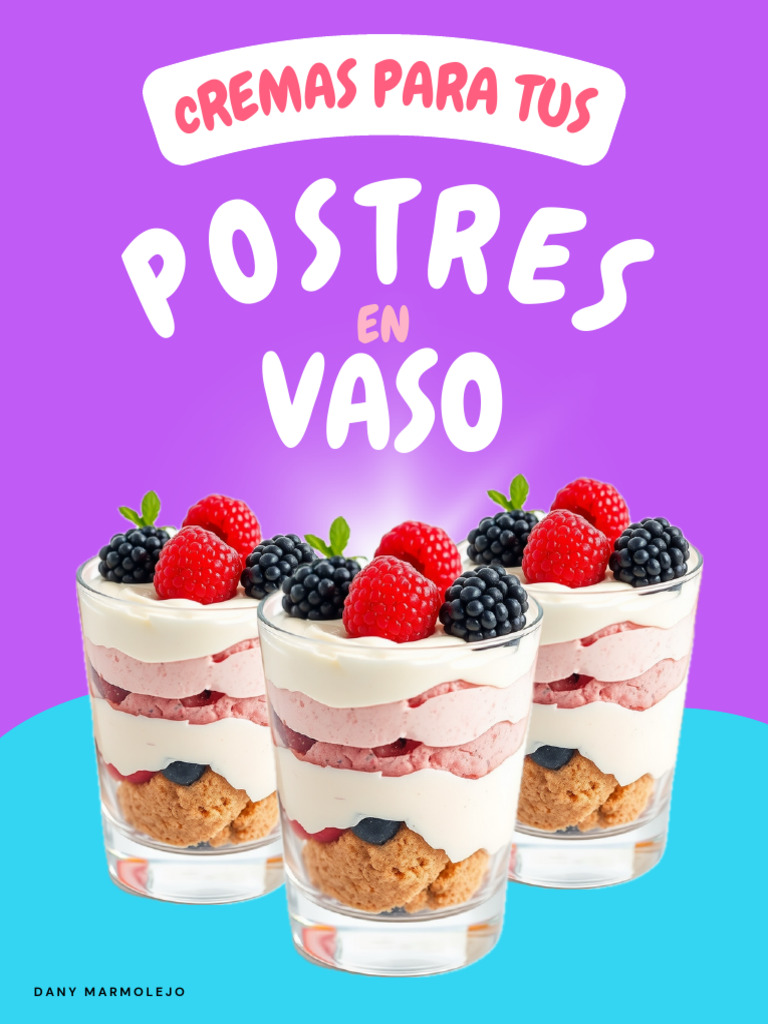 Ebook Cremas para Tus Postres en Vaso | PDF | lactoso | Queso