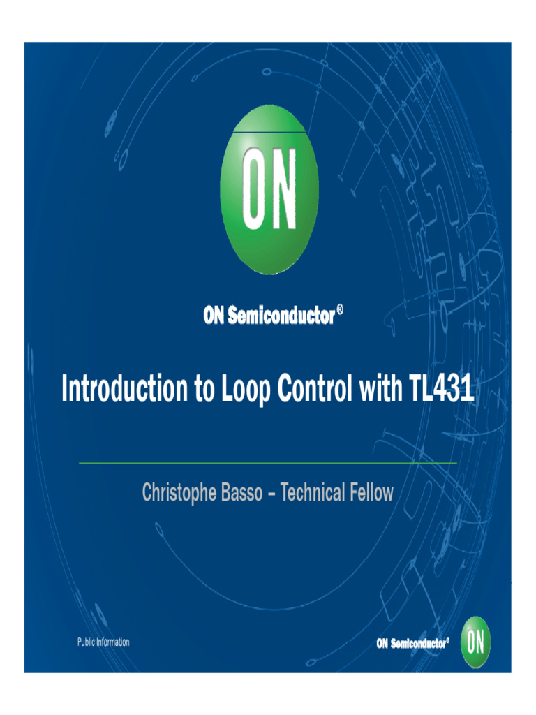 TL431 Loop Control Fundamentals | PDF | Electrical Engineering ...