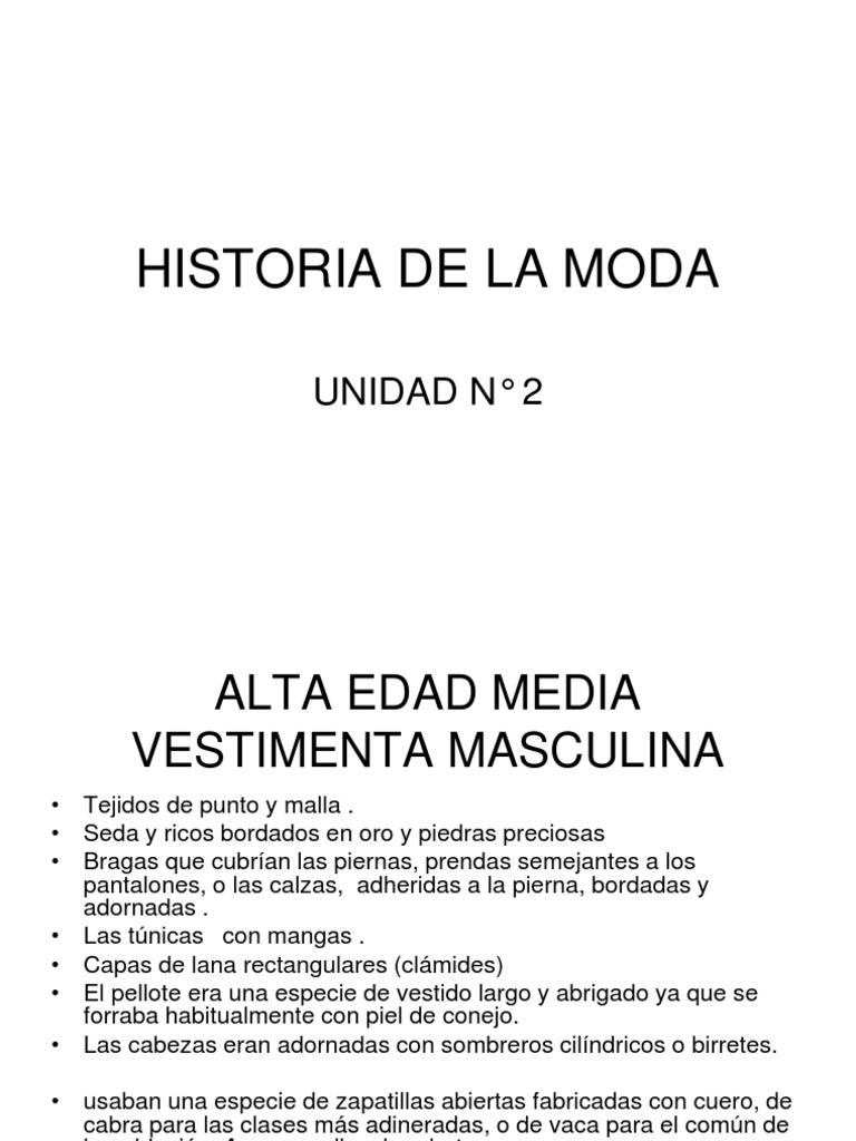 Historia de La Moda 2 | PDF