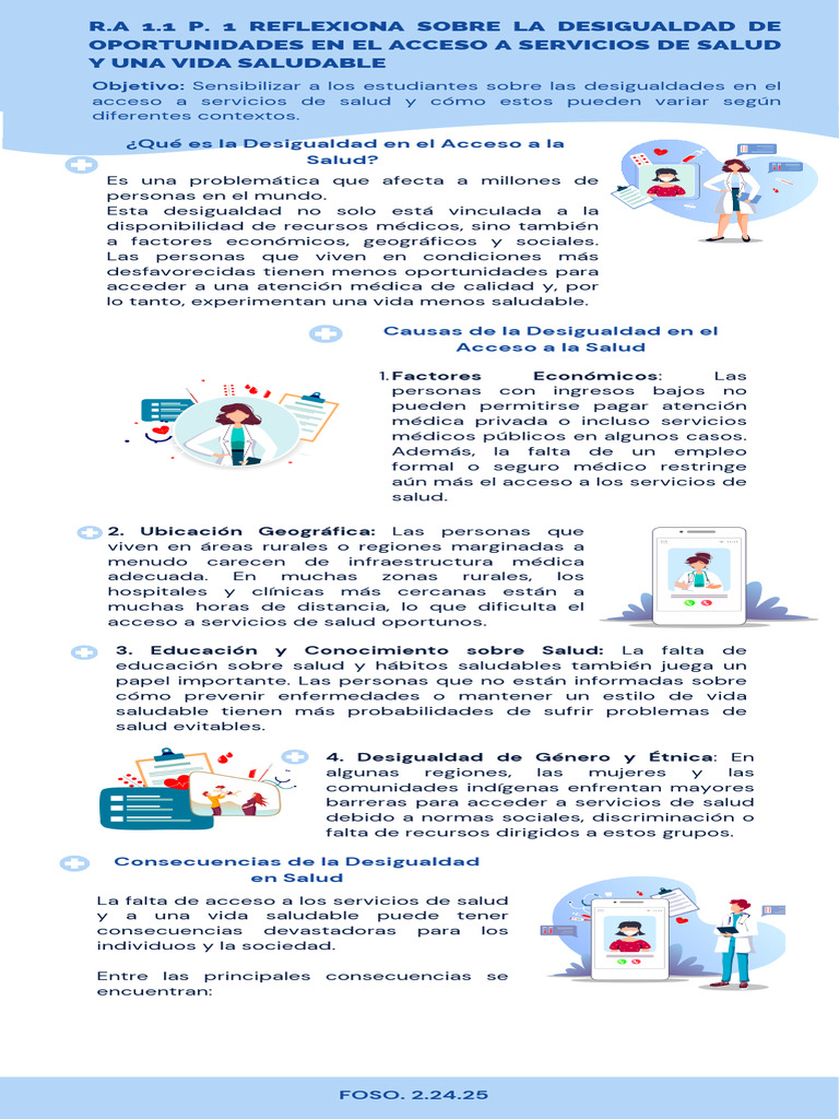 Desigualdades en el Acceso a la Salud | PDF | Desigualdad social ...