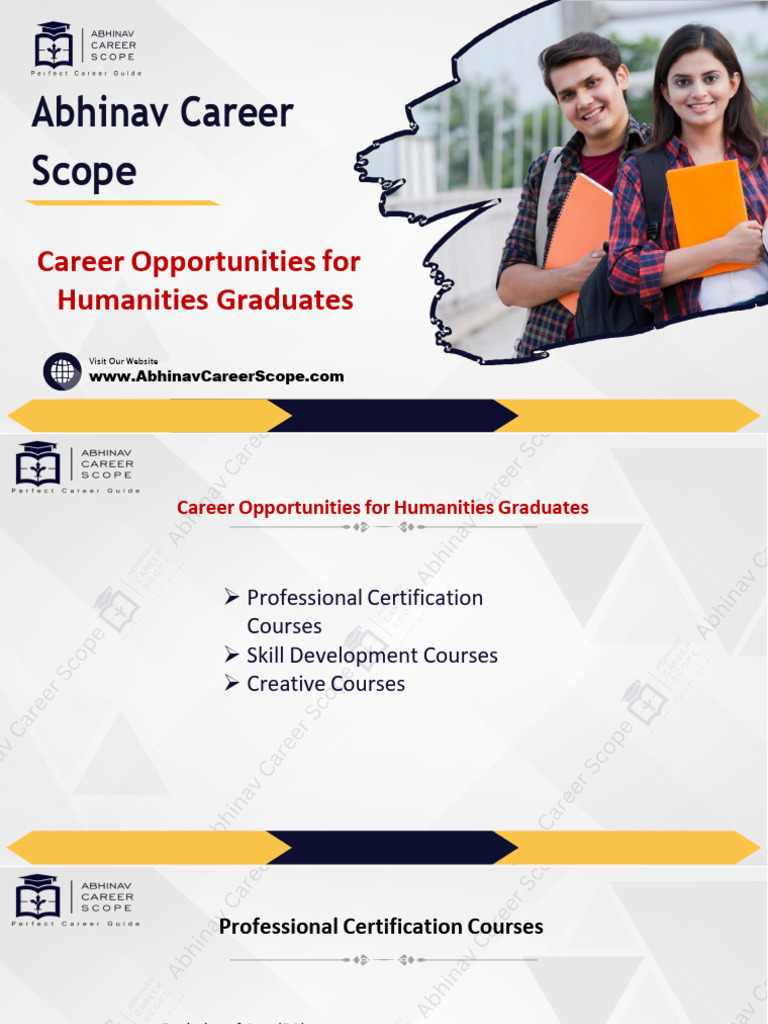 Career Paths for Humanities Graduates | PDF | Liberal Arts Education