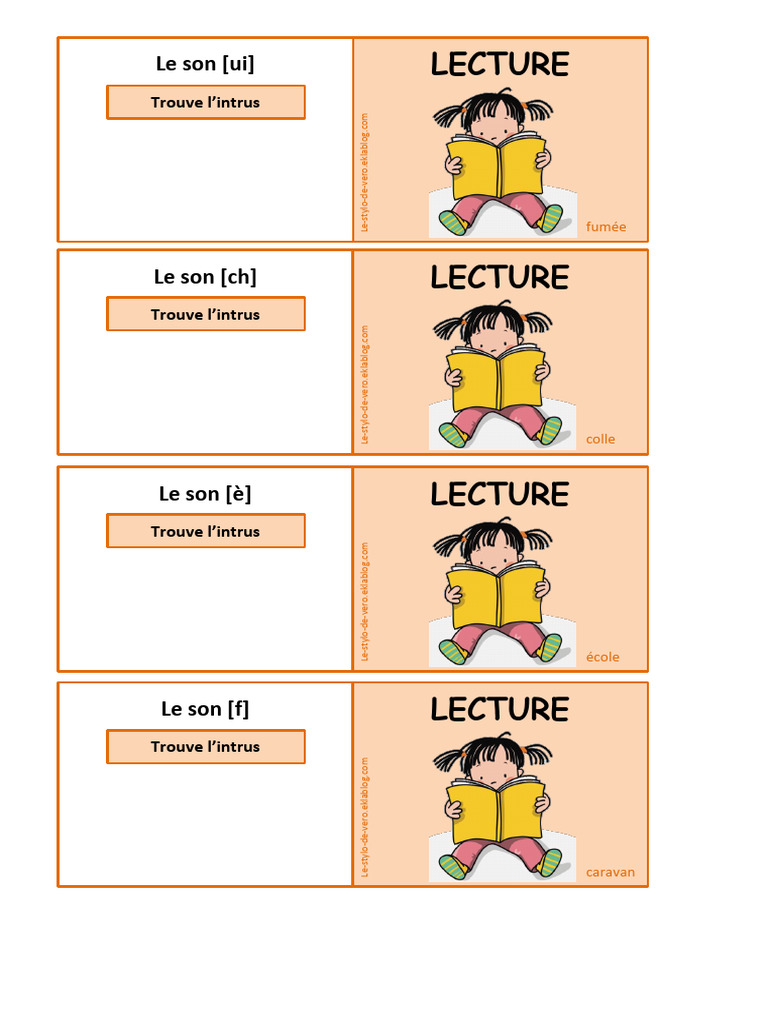 Jeux de lecture CP à imprimer | PDF | Nourritures | Animaux et humains