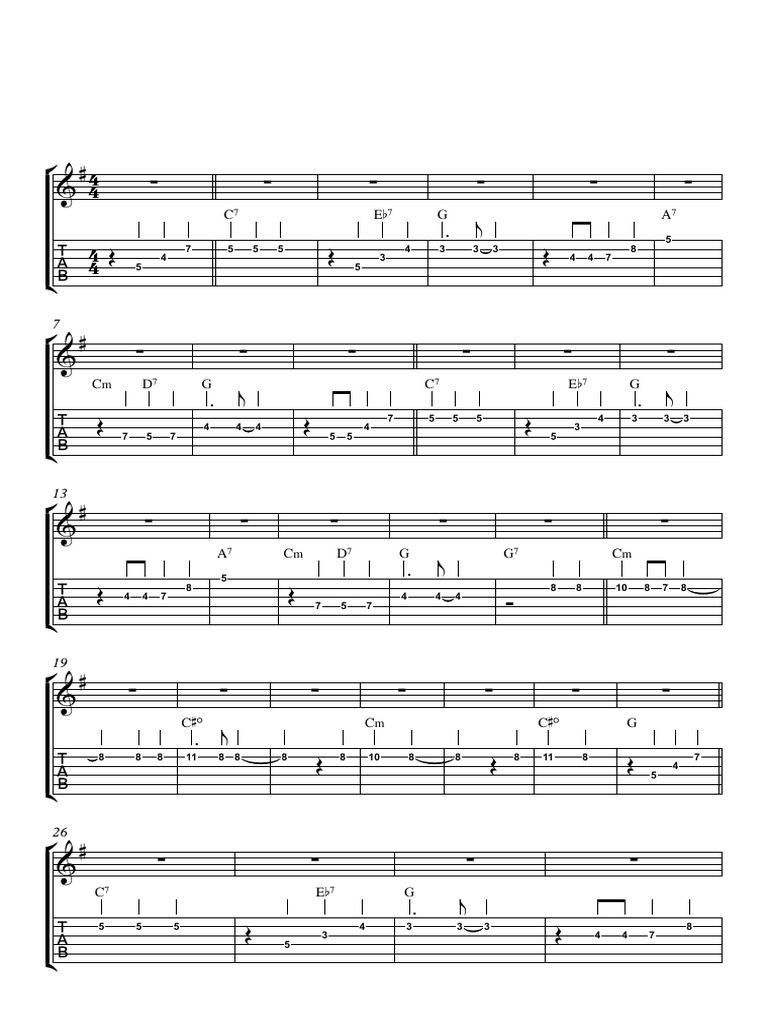 September Song Tab | PDF
