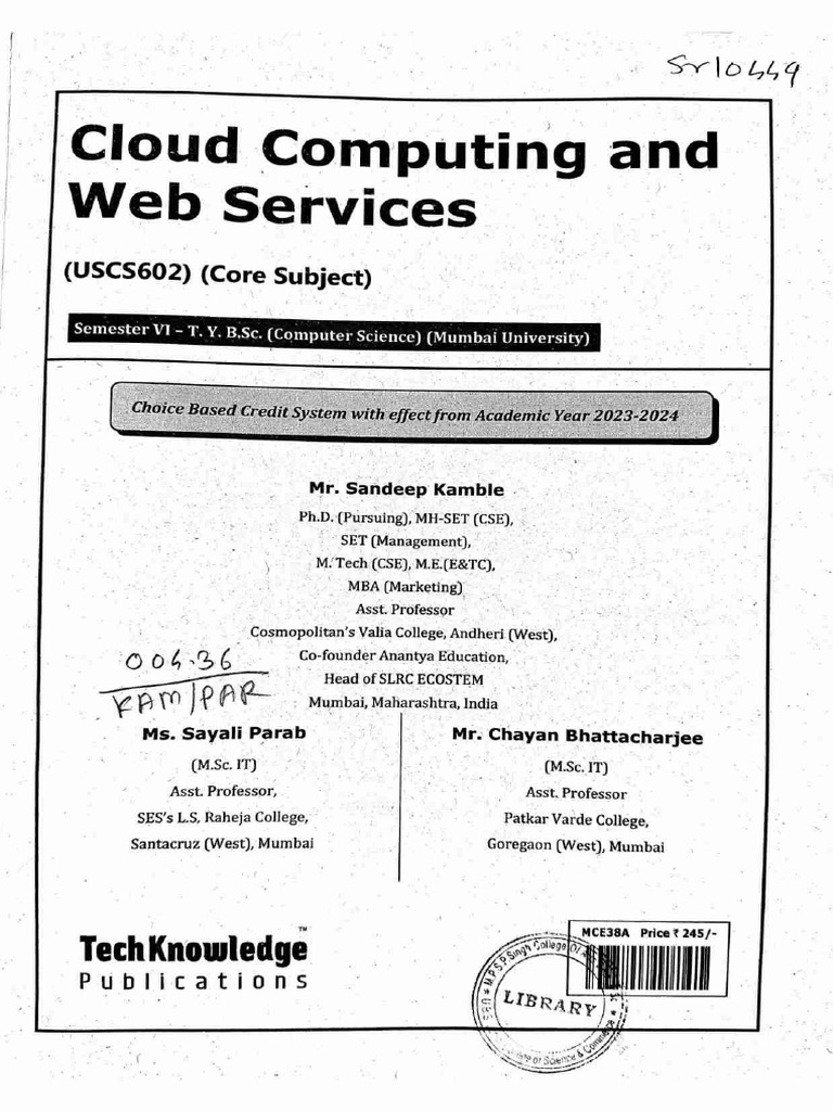 Cloud Computing and Web Services | PDF