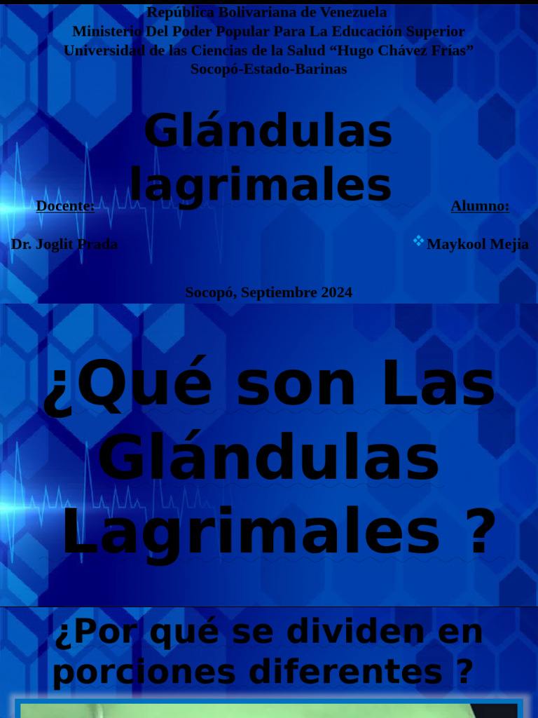 Carunculitis y Glándulas Lagrimales | PDF