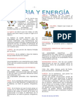 MATERIA Y ENERGÍA