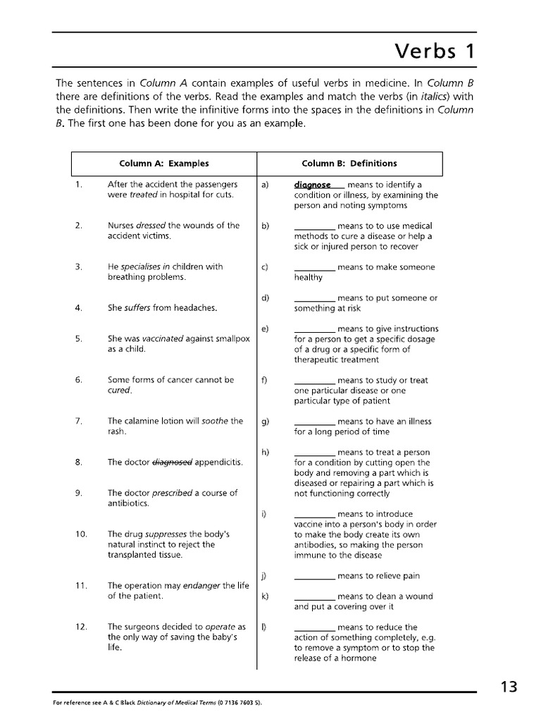 Verbs 1 | PDF