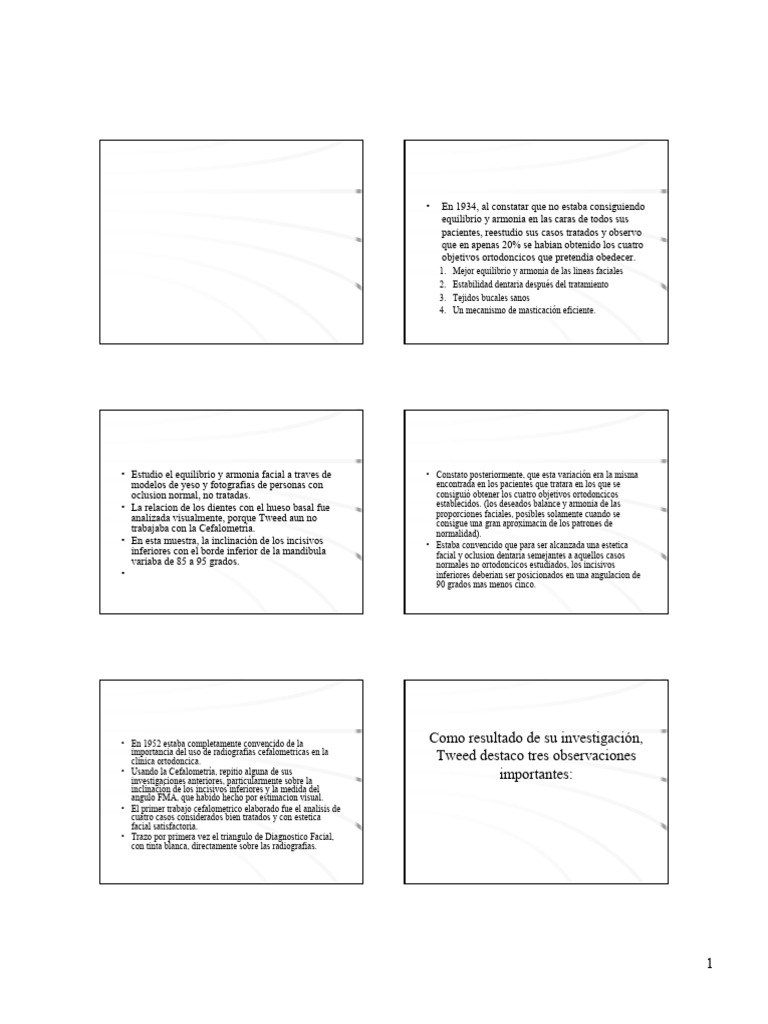 Triángulo de Tweed en Ortodoncia | PDF
