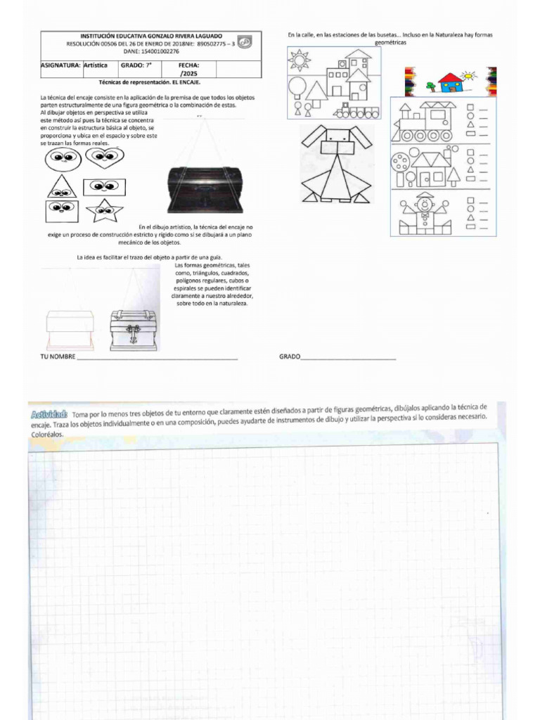 Plan de Nivelación Artistica 7 | PDF