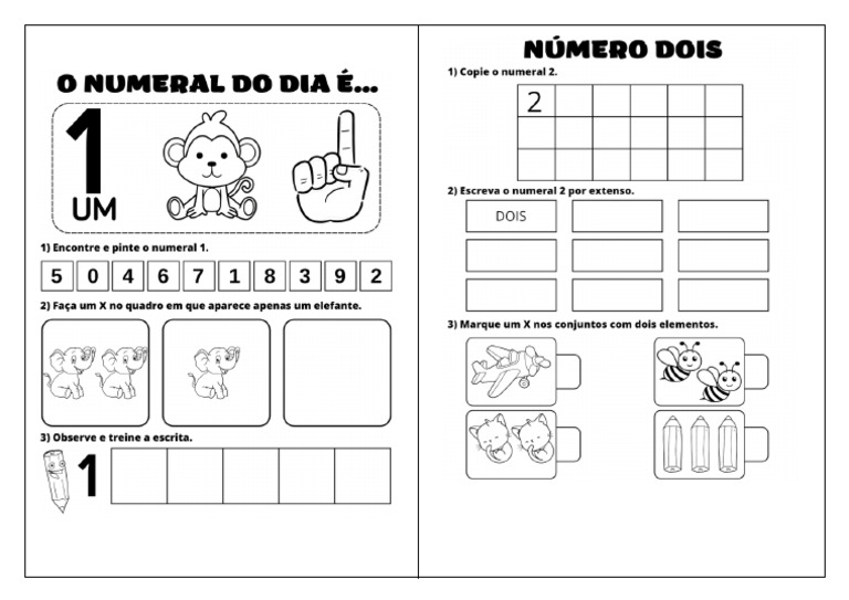 Numeros 1 e 2 atividade 12-03 | PDF