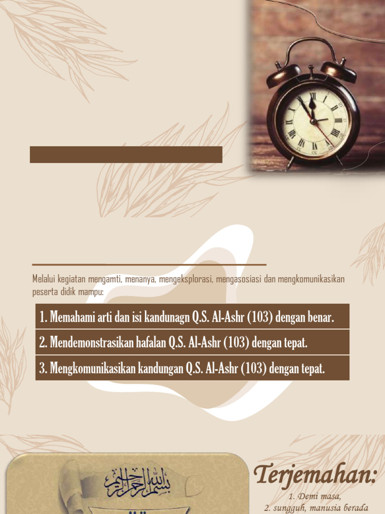 Pembahasan Surat Al-Ashr | PDF