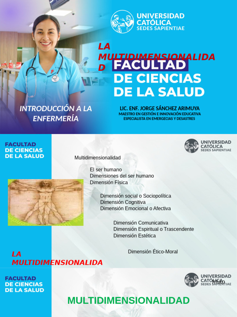 I - 2. Int. Enf. 2025-I. PPT. La Multidimensionalidad. | PDF | Las ...