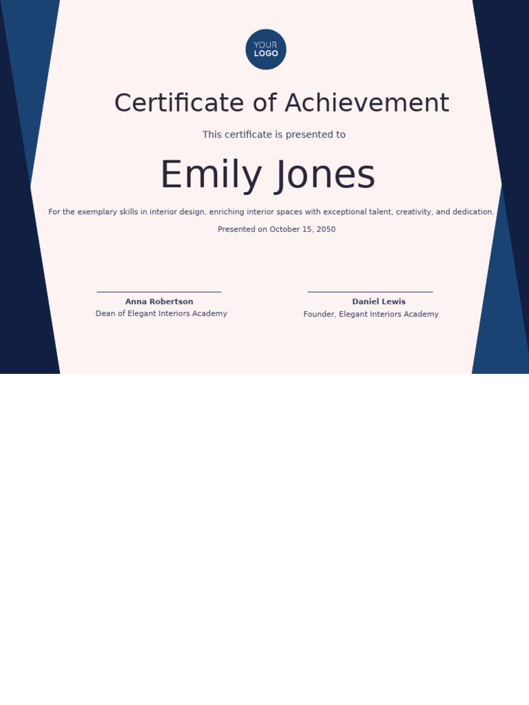 Certificate Design Template | PDF