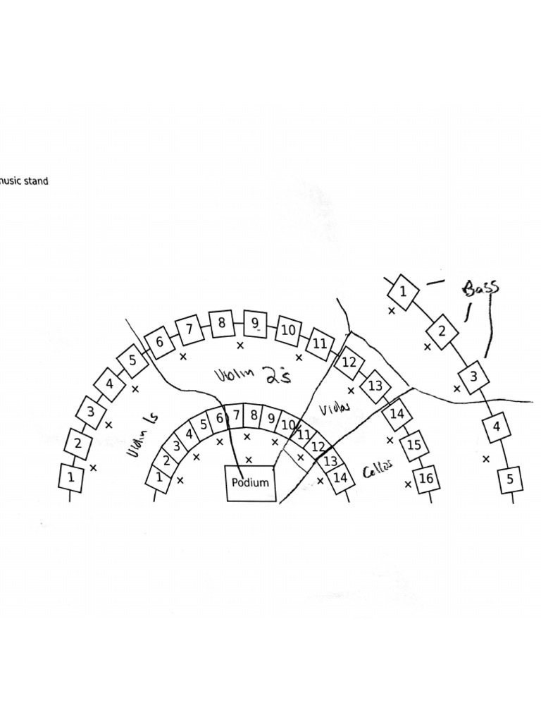 Orchestra Seating Chart PDF