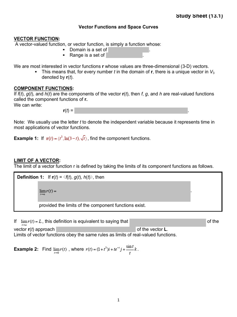 Study Sheet (13.1-13.4) - 4 | PDF | Curvature | Acceleration