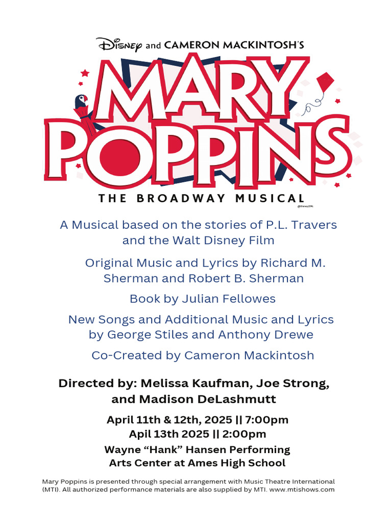 QR Mary Poppins Playbill - p2 | PDF