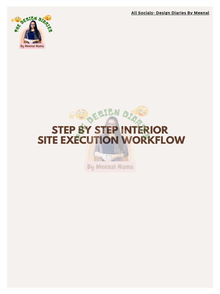 Interior Site Execution Workflow Guide | PDF | Duct (Flow) | Paint