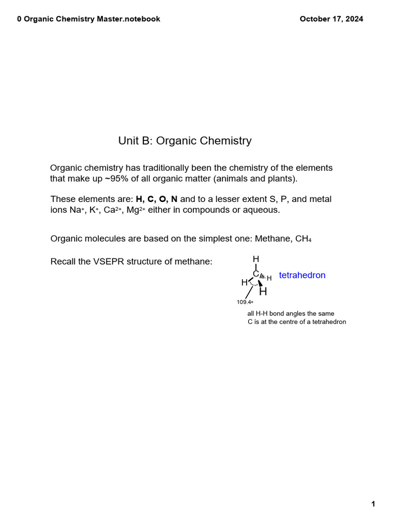0 Organic Chemistry Master | PDF | Alkene | Alkane