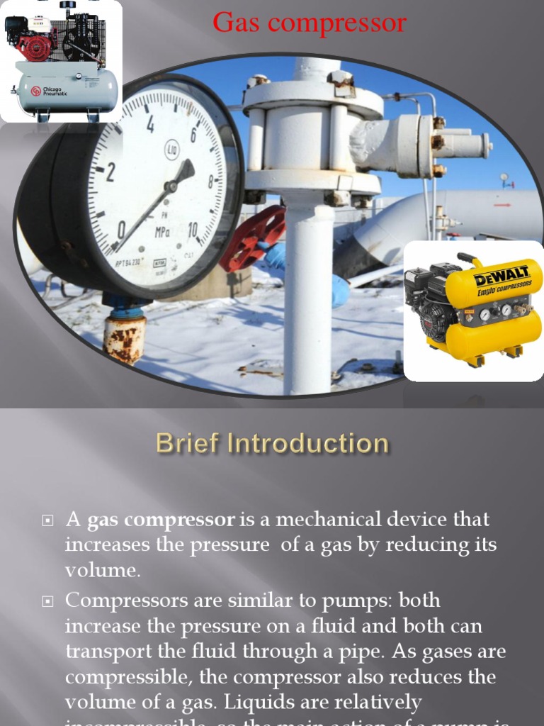 Overview of Gas Compressor Types | PDF | Gas Compressor | Cylinder (Engine)