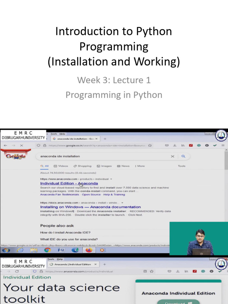 Python Programming Installation Guide | PDF