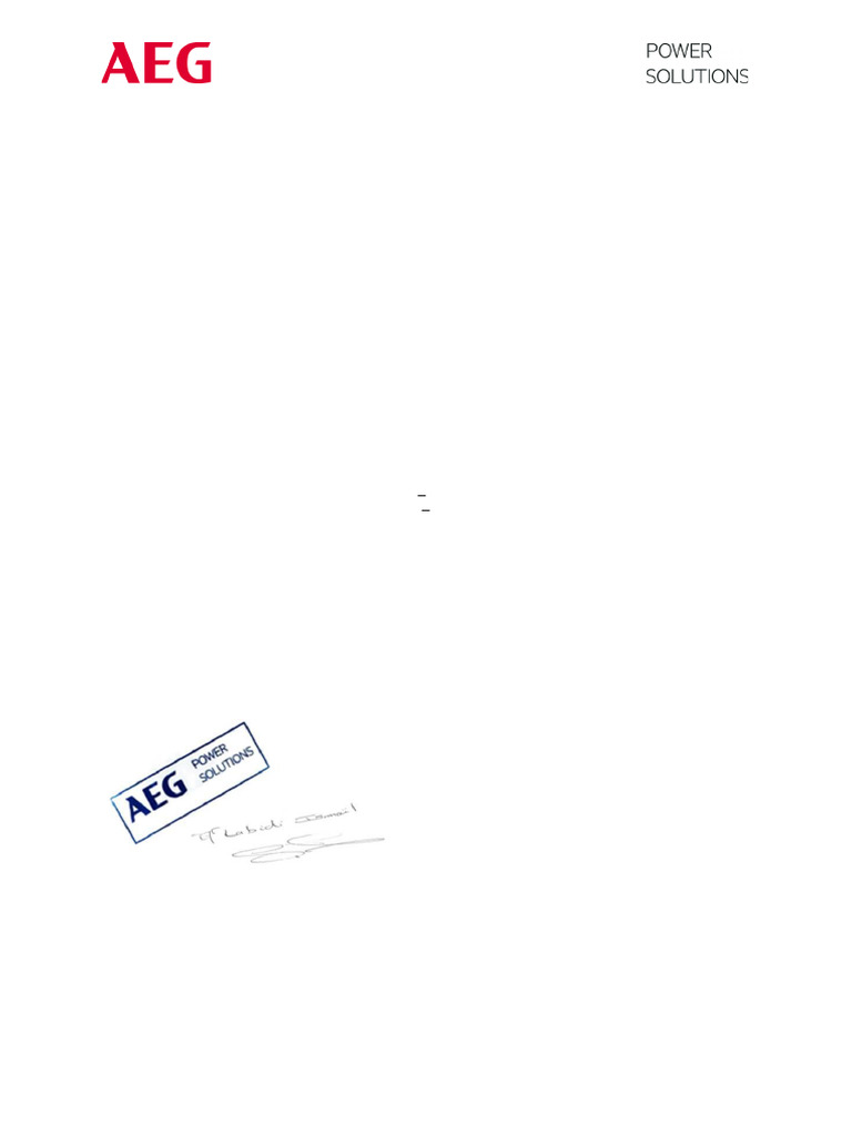 AEG - Power Authorisation Letter Libya | PDF
