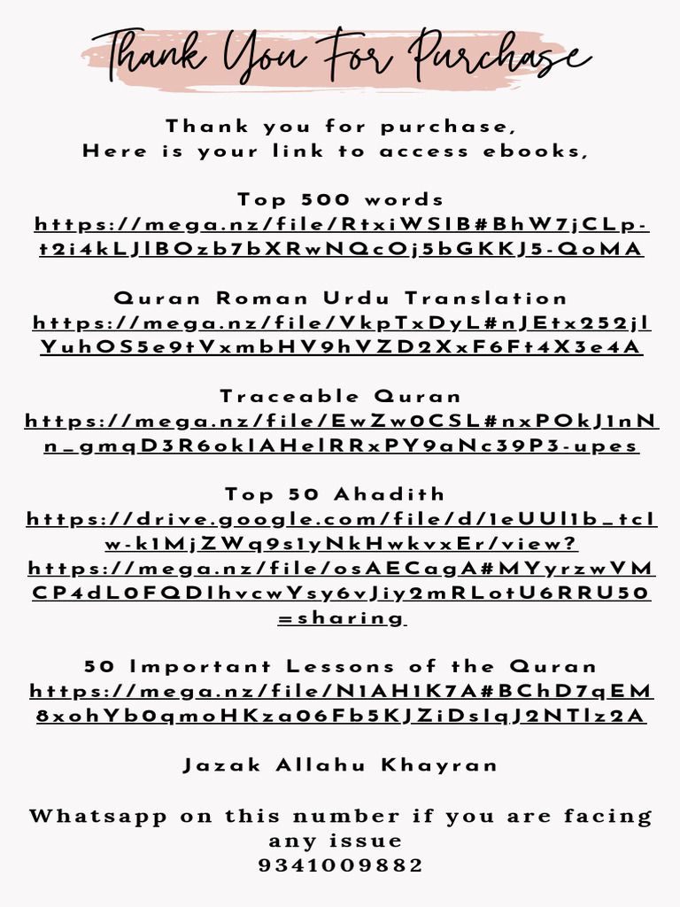 Thank You For Purchase Here Is Your Link To Access Ebooks Pdf