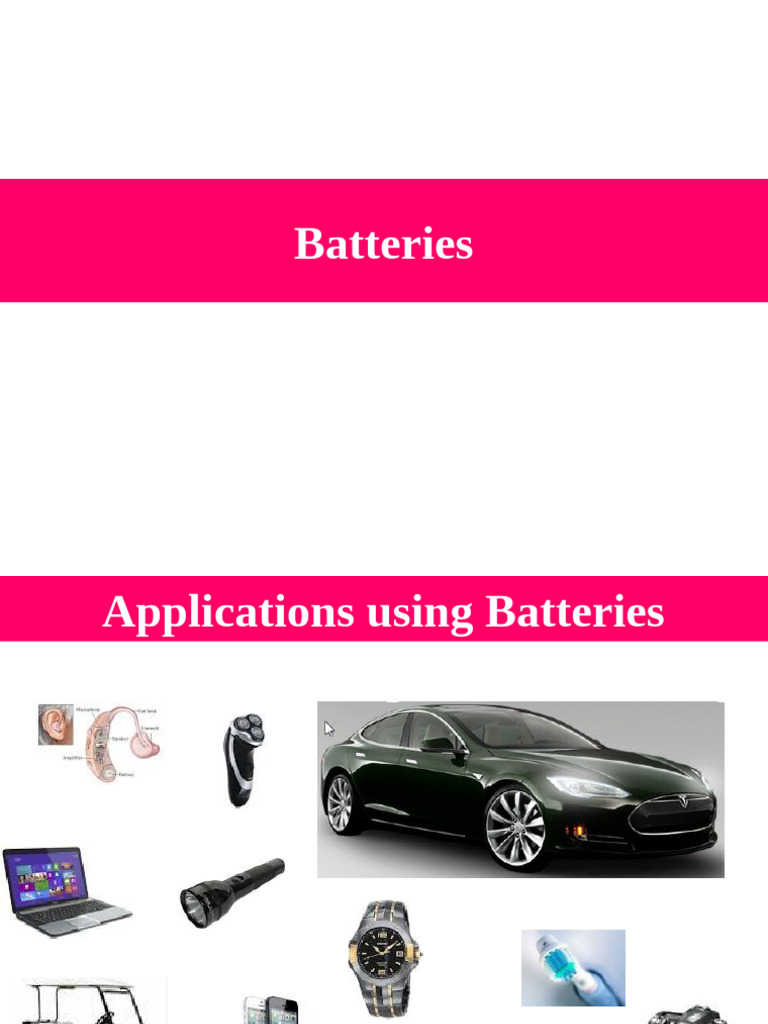 Comprehensive Guide to Battery Types | PDF | Lithium Ion Battery | Anode