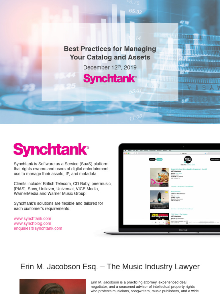 Best Practices For Managing Your Catalog and Assets Synchtank | PDF ...