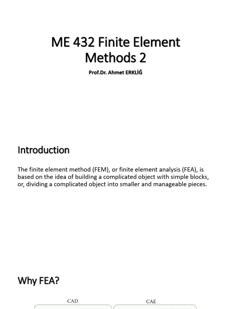 Lecture 1 | PDF | Finite Element Method | Classical Mechanics