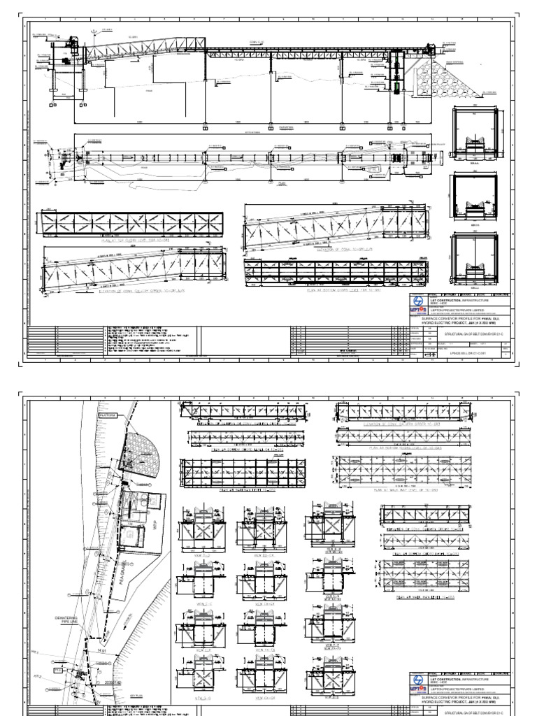 Structural GA of Belt Conveyor C1-C | PDF