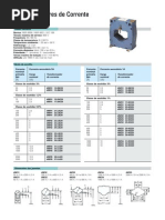 Catálogo de Transformador de Corrente