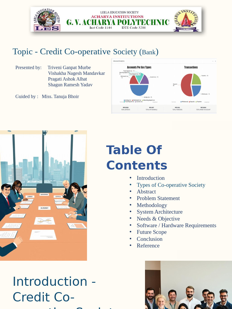 Credit Co Operative Society | PDF | Financial Inclusion | Cooperative