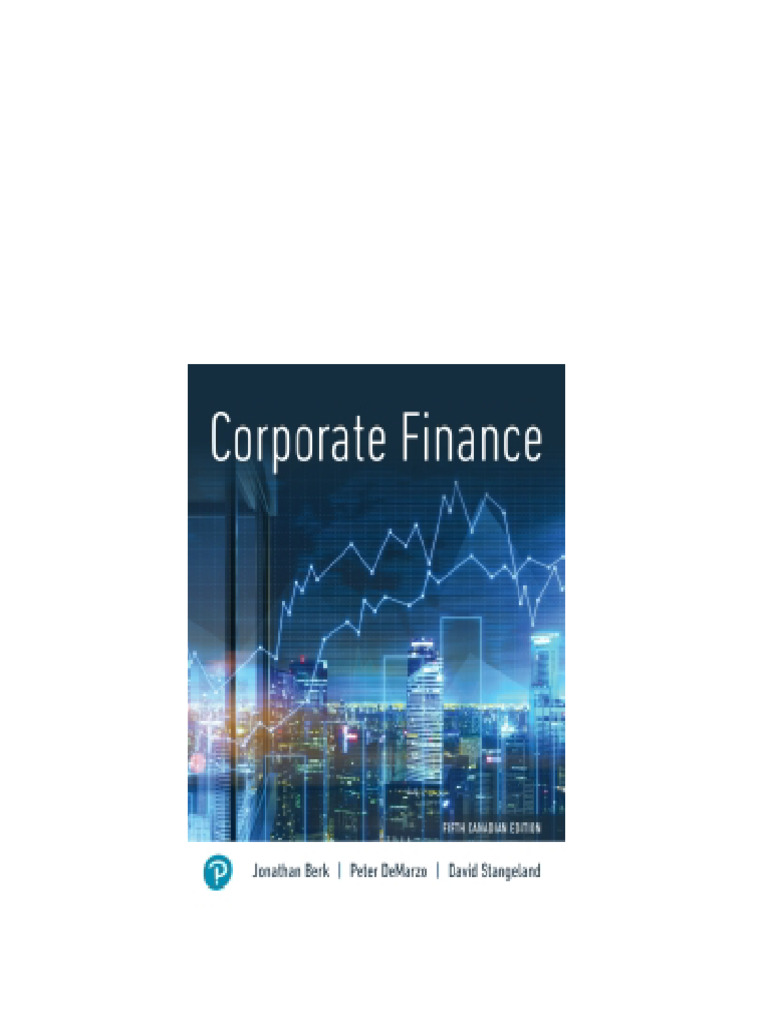 Ebook PDF) Corporate Finance, Fifth Canadian Edition, 5th