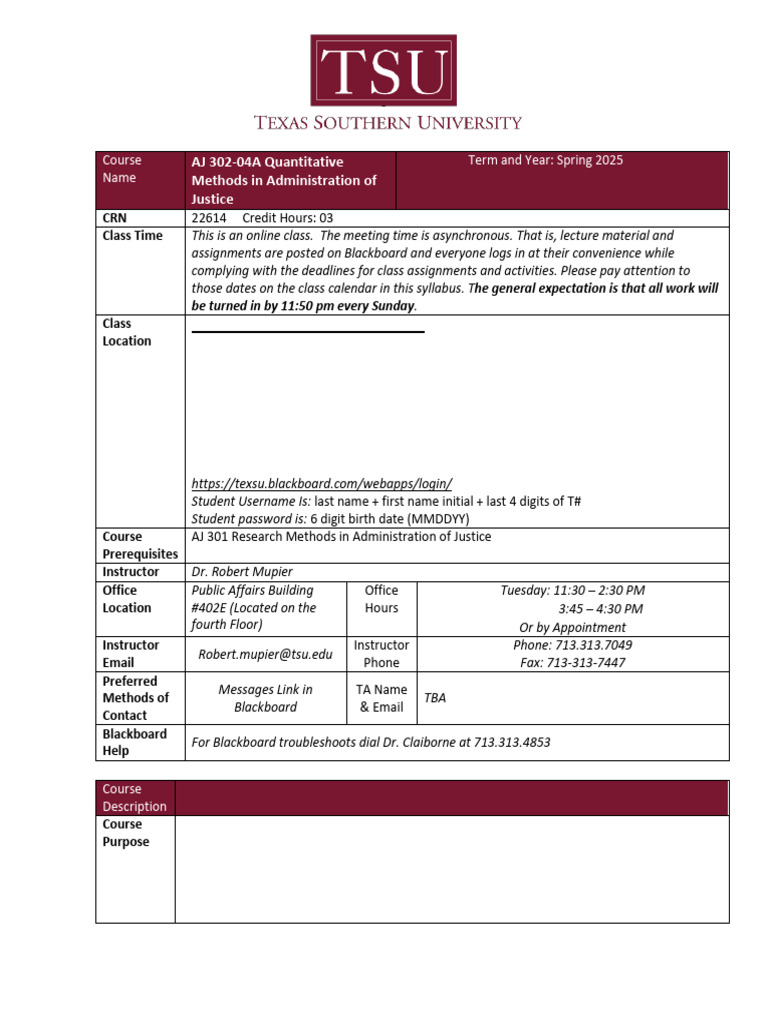 AJ 302: Quantitative Methods Overview | PDF | Statistics | Regression ...