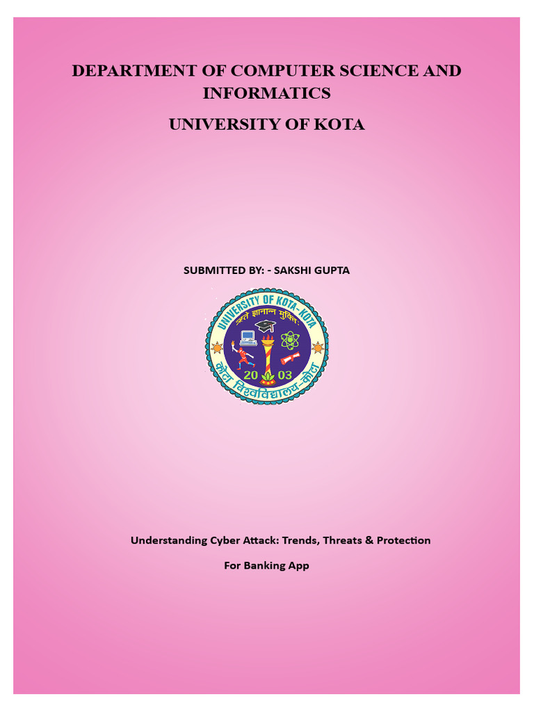 Department of Computer Science and Informatics Report | PDF | Security ...