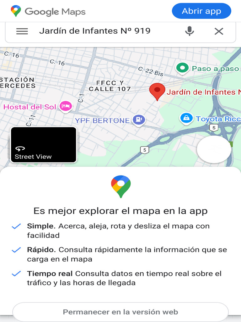 Jardín de Infantes #919, Mercedes - Explorar en Google Maps | PDF