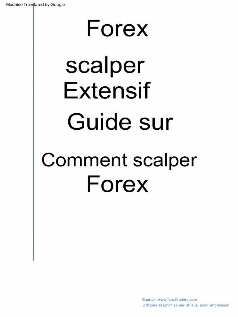 Guide du Scalping Forex pour Débutants | PDF | Opérateur de marché | Forex
