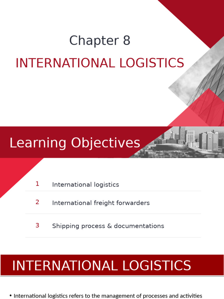 International Logistics and Freight Forwarding | PDF | Cargo | Logistics