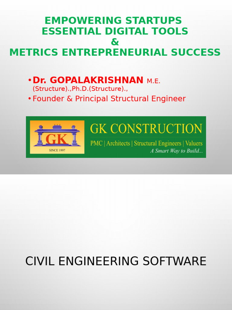 Essential Civil Engineering Software Guide | PDF | Surveying | Concrete