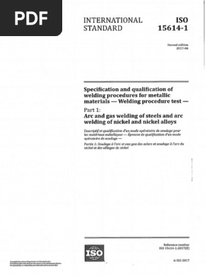 ISO 15614-1ed.2017 | PDF
