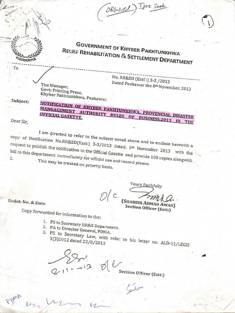 Rules of Business - PDMA | PDF